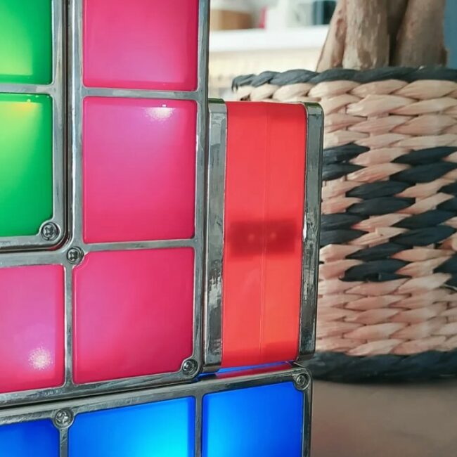 tetris3 Une lampe Tetris pour créer une ambiance geek dans ma maison.