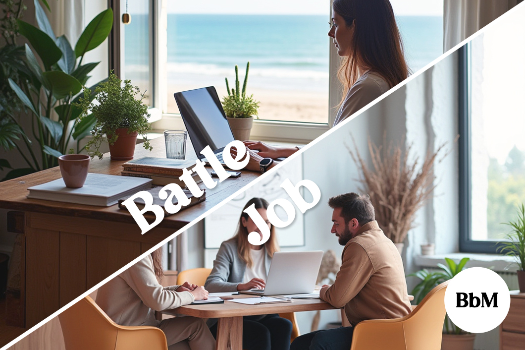Battle Job : Nomade digital VS Working girl en entreprise